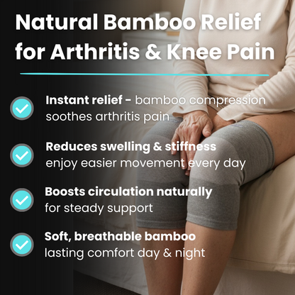 PureCompress™ Natural Bamboo Knee Sleeve